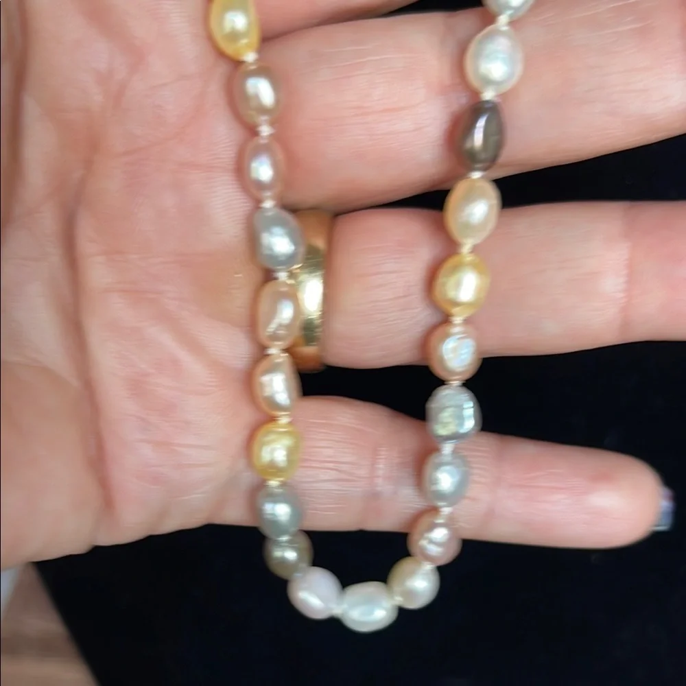 Gold and Silver Elegant Necklace